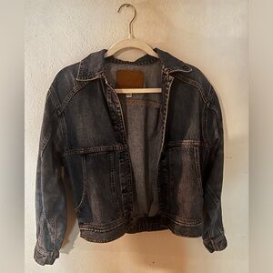 Oversized American Eagle Denim Jacket - XS